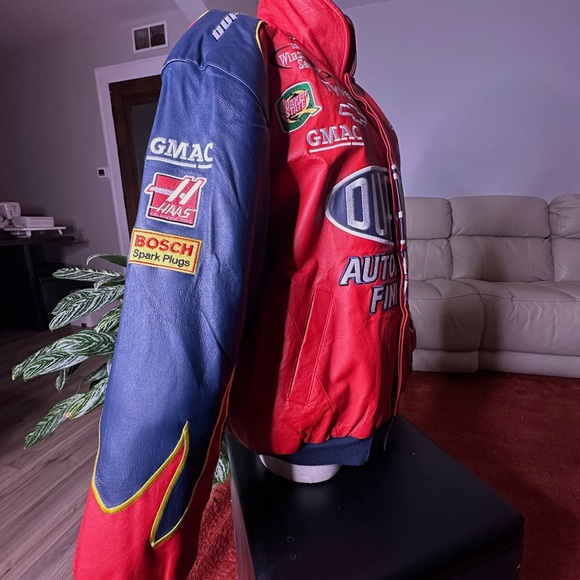 Hamilton Red and Navy Racing Jacket - Picture 2 of 7